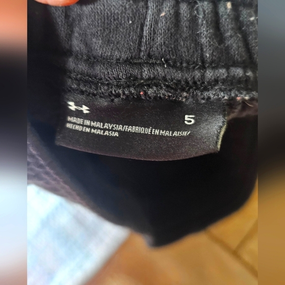 Under Armour Kids Black Joggers 5 - Picture 2 of 3